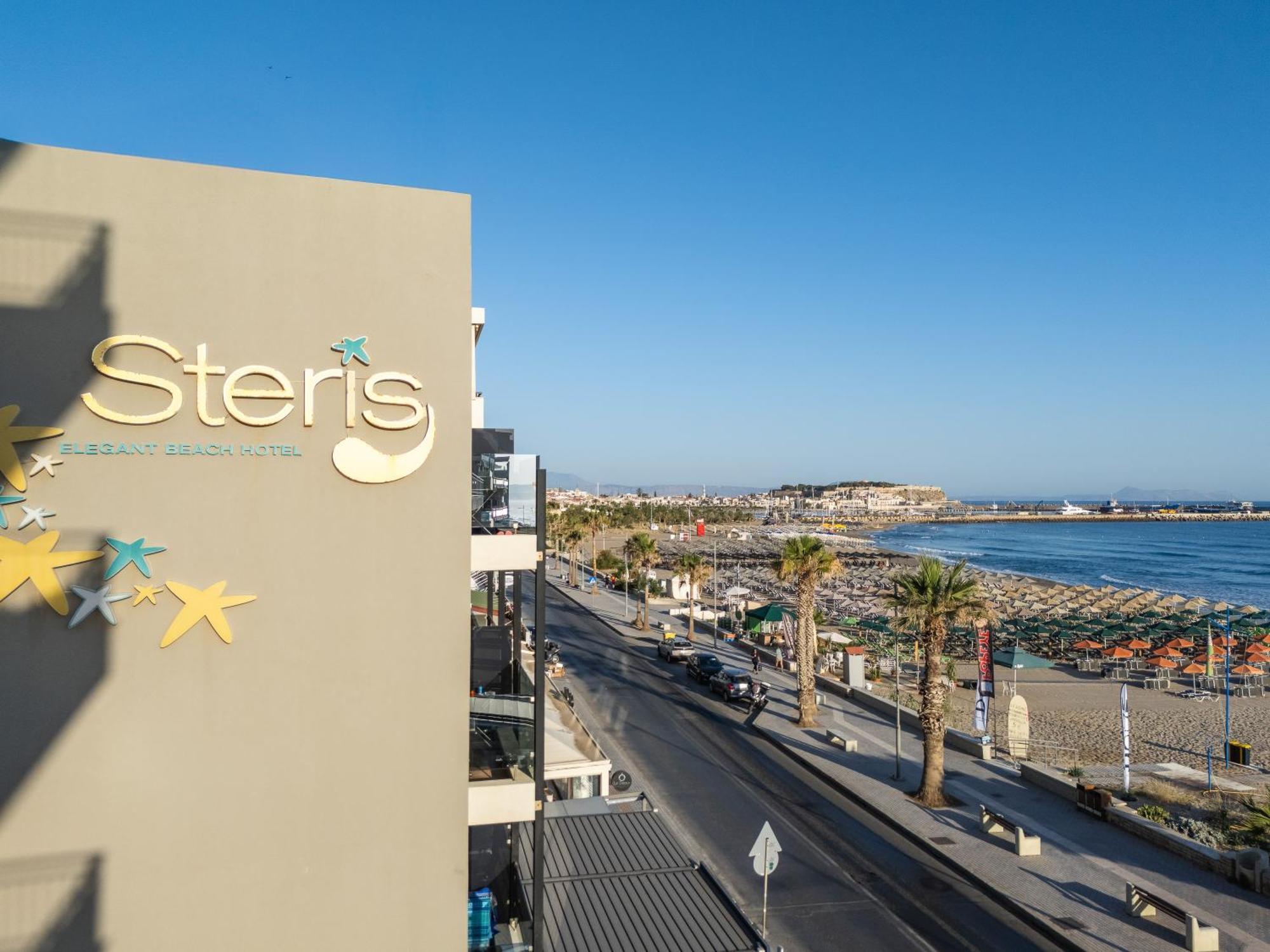 Steris Elegant Beach Hotel & Apartments 레팀노 외부 사진