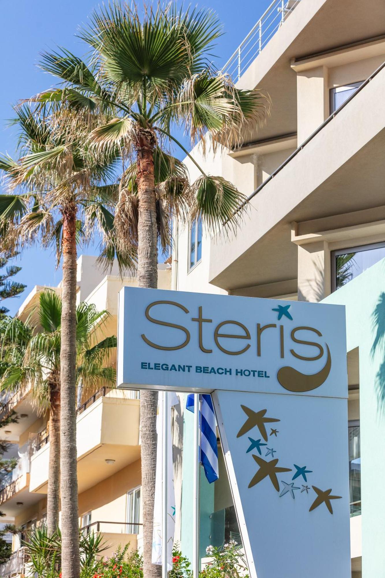 Steris Elegant Beach Hotel & Apartments 레팀노 외부 사진